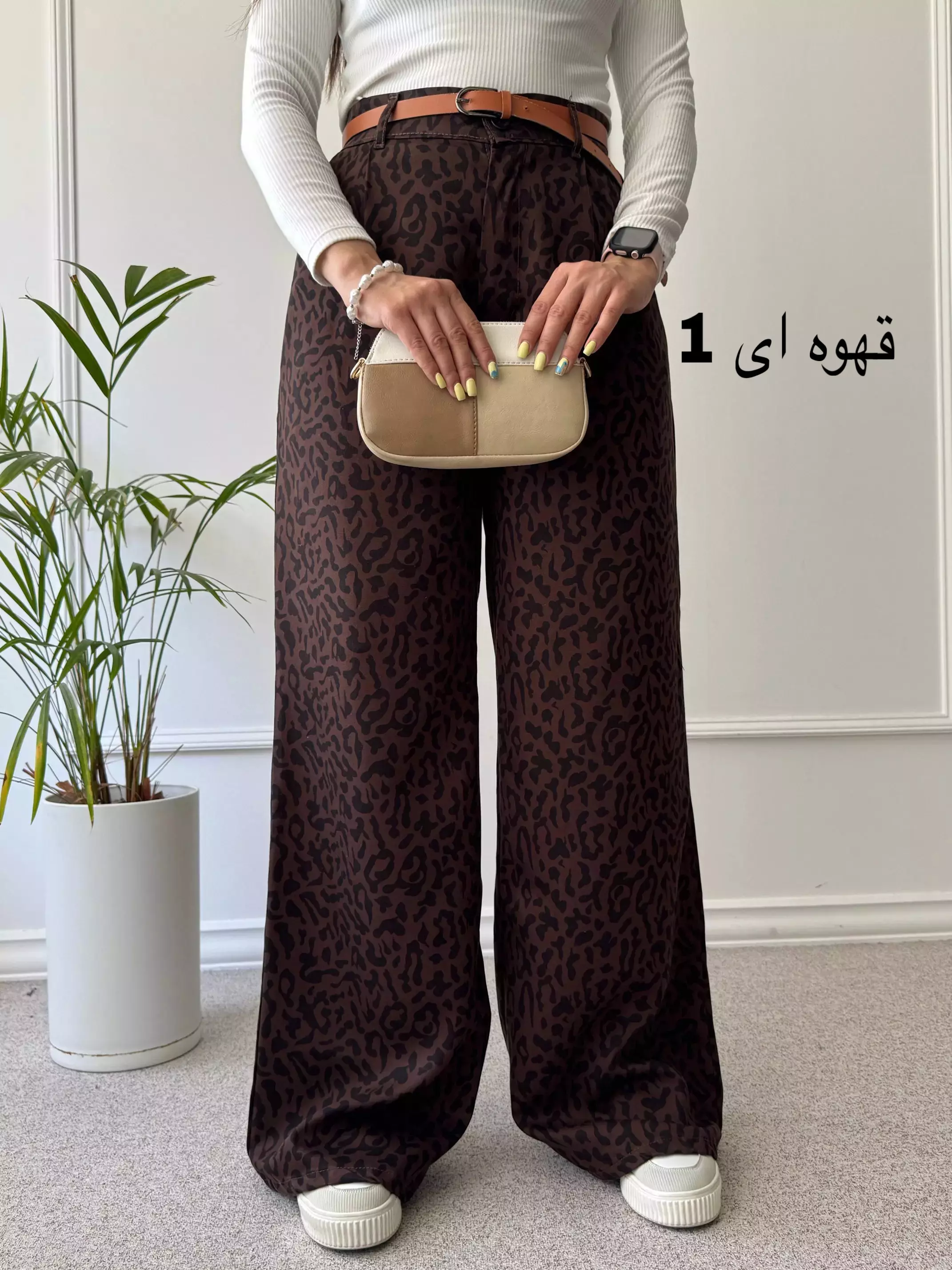 شلوار سیلک پلنگی